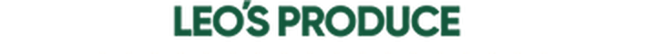 Leo's Produce wordmark, recovered from an archived copy of this site